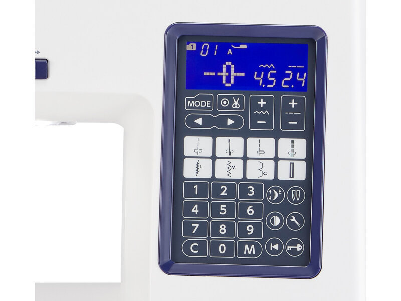 Šijací stroj Janome Skyline S5 displej