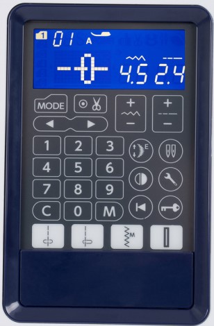 Šijací stroj Janome Skyline S5 displej