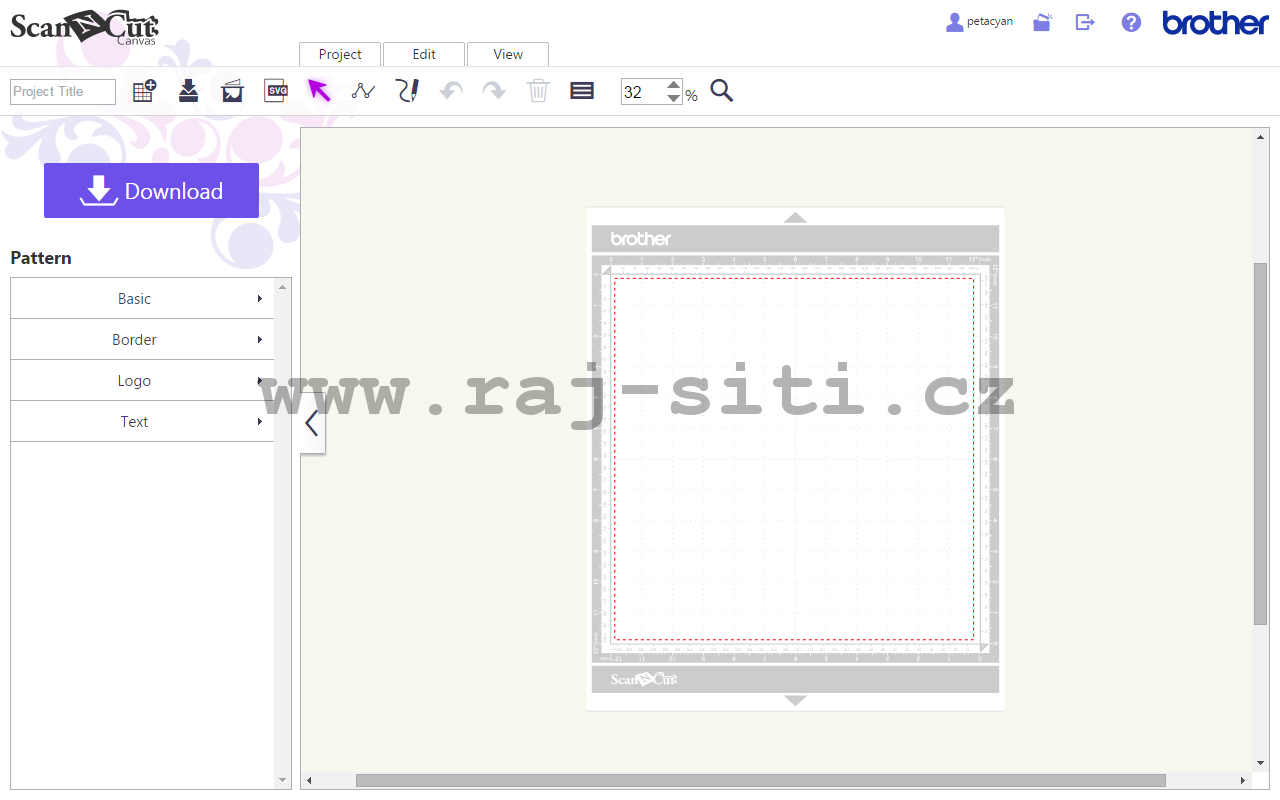 editor programu ScanNCutCanvas editor programu ScanNCutCanvas