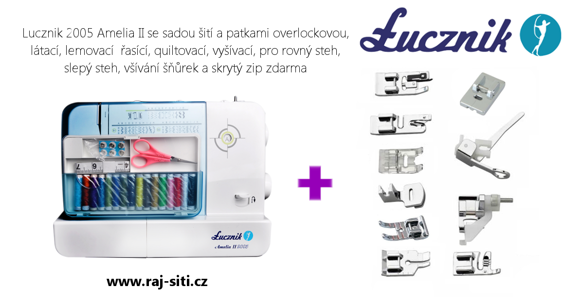 Lucznik 2005 Amelia + sada patek Lucznik 2005 Amelia + sada patek