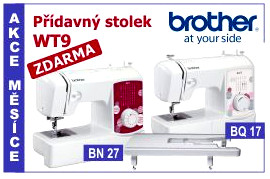 Brother šicí stroje BN 27 a BQ 17