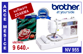 Šicí a vyšívací stroj Brother NV 955