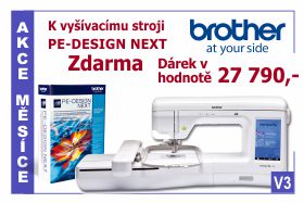 Šicí a vyšívací stroj Brother V3 + DÁREK ZDARMA 
