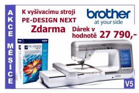 Šicí a vyšívací stroj Brother V5 + DÁREK ZDARMA