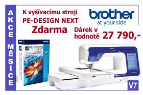 Šicí a vyšívací stroj Brother V7 + DÁREK ZDARMA