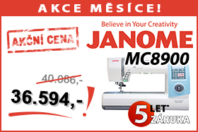 Šicí stroj Janome MC8900