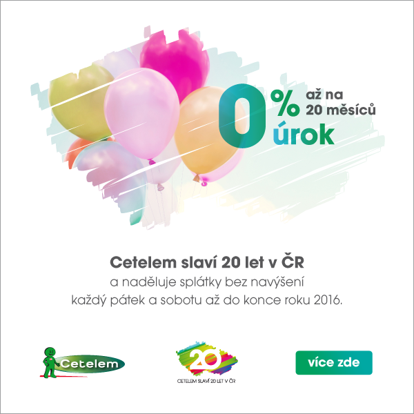 Akční nabídka splátek do konce roku 2016