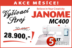Vyšívací stroj Janome MC 400