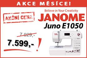 Šicí stroj Janome Juno E 1050