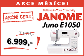 Šicí stroj Janome Juno E 1050