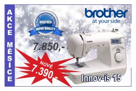 Šicí stroj Brother NV 15 za akční cenu Šicí stroj Brother NV 15 za akční cenu