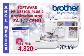 Šicí a vyšívací stroj Brother NV 955 se softwarem za poloviční cenu Šicí a vyšívací stroj Brother NV 955 se softwarem za poloviční cenu