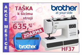 Šicí stroj Brother HF 37 s taškou zdarma