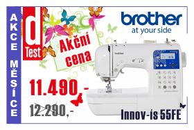 Šicí stroj Brother NV 55 FE za akční cenu