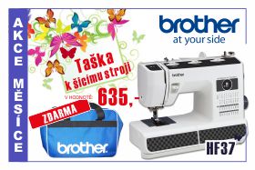 Šicí stroj Brother HF 37 s taškou BLUE BAG ZDARMA