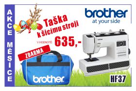 Šicí stroj Brother HF 37 s taškou BLUE BAG ZDARMA