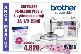 Šicí a vyšívací stroj Brother NV 955 v akční ceně