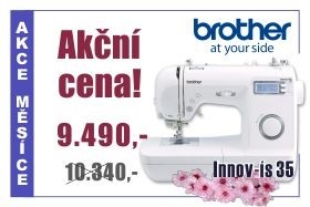 Šicí stroj Brother NV 35 za akční cenu