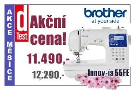 Šicí stroj Brother NV 55 FE za akční cenu
