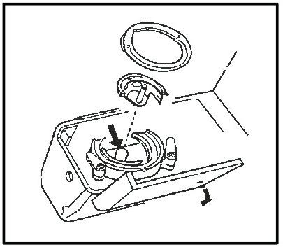 Rozložení kyvného chapače