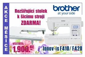 Šicí stroj Brother F 410 a Brother F 420