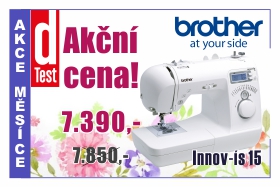 Šicí stroj Brother NV 15 za výhodnou akční cenu