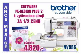 Šicí a vyšívací stroj Brother NV 955 v akční ceně