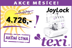 Overlock Texi Joylock 2/4 za akční cenu Overlock Texi Joylock 2/4 za akční cenu