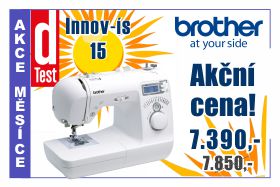 Šicí stroj Brother NV 15 za výhodnou akční cenu