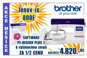Vyšívací stroj Brother NV 800 E se softwarem za poloviční cenu