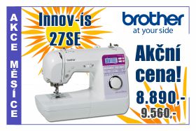Šicí stroj Brother NV 27 SE za akční cenu