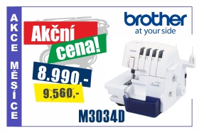 Overlock Brother M3034D za akční cenu
