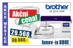 Vyšívací stroj Brother NV 800 E se softwarem za poloviční cenu