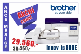Vyšívací stroj Brother NV 800 E za výhodnou akční cenu