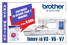 Vyšívací stroj Brother V3 a V5 a V7 s softwarem ZDARMA