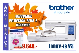 Vyšívací stroj Brother V3 Vyšívací stroj Brother V3 a V5 a V7 s softwarem ZDARMA