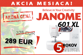 Šicí stroj Janome 601 XL za zvýhodněnou akční cenu