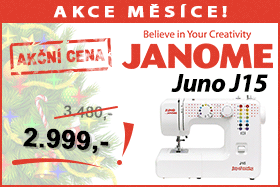 Šicí stroj Janome Juno J 15 za zvýhodněnou akční cenu