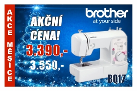 Šicí stroje Brother BQ 17 za výhodnou akční cenu