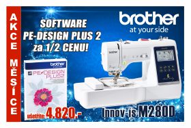 Šicí a vyšívací stroj Brother M280D se softwarem za poloviční cenu