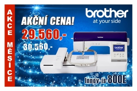 Vyšívací stroj Brother NV 800 E Vyšívací stroj Brother NV 800 E za výhodnou akční cenu