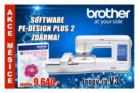 Vyšívací stroj Brother V3 Vyšívací stroj Brother V3 a V5 a V7 s softwarem ZDARMA
