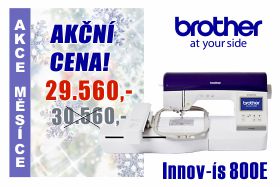 Vyšívací stroj Brother NV 800 E za výhodnou akční cenu