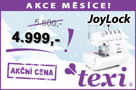 Overlock Texi Joylock 2/4 za zvýhodněnou akční cenu