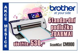 Řezací plotr Brother CM 900 se standardní podložkou zdarma