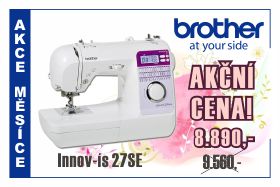 Šicí stroj Brother NV 27 SE za zvýhodněnou akční cenu