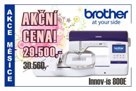 Vyšívací stroj Brother NV 800 E za výhodnou akční cenu