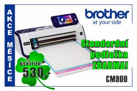 Řezací plotr Brother CM 900 se standardní podložkou zdarma