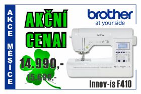 Šicí stroj Brother F 410 za zvýhodněnou akční cenu