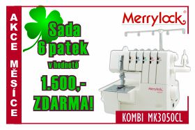 Overlock - coverlock Merrylock MK 3050 CL se sadou 6 patek ZDARMA